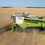 Зерноуборочный комбайн Claas Lexion, модель 760. 2011 года выпуска.