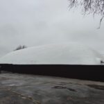 Воздухоопорное сооружение (ВОС), для накрытия спортивной площадки.