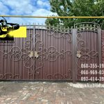 Ворота розпашні, відкатні ворота, автонавіс, паркани, ангари